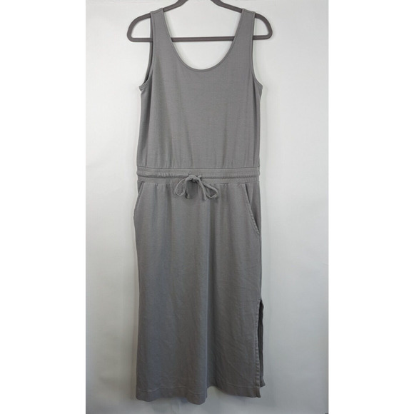 Haven Well Within Gray Sleeveless Drop Waist Drawstring Casual Dress - Picture 2 of 13